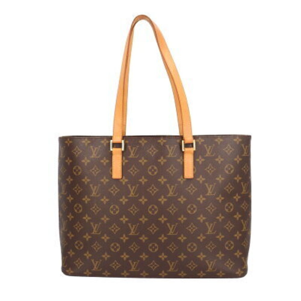 Louis Vuitton Luco Monogram Tote Bag Canvas Brown